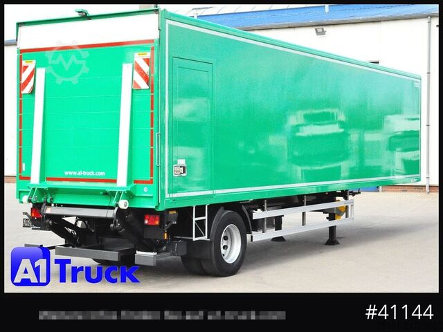 Box semitrailer SPIER SGL 110, City, 1 Achs, LBW 3 Tonnen, TÜV 04/2027