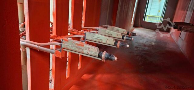Gema Volstatic MRS powder coating booth, powder coating system Gema MRS