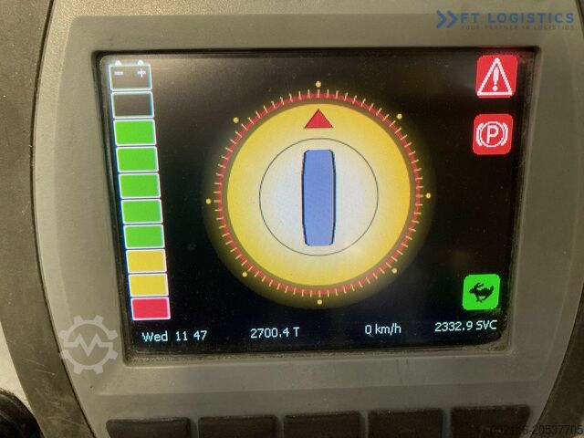 4-way forklift truck Combilift CBE2500 / TRIPLEX - 4900MM / FREE LIFT
