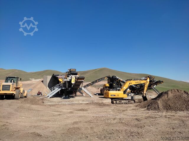 Crushing equipment / jaw crusher FABO Crushing equipment Mobile Jaw Crusher Fullstar-110
