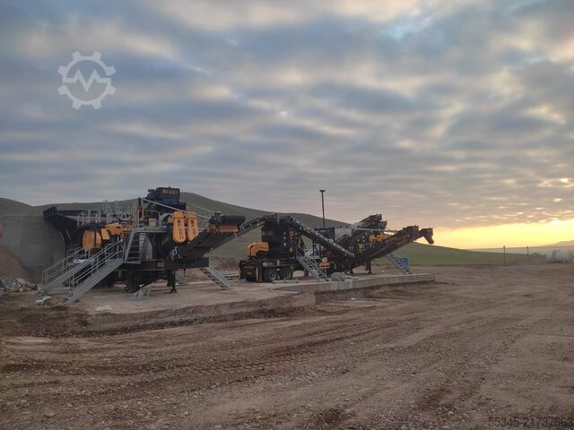 Crushing equipment / jaw crusher FABO Crushing equipment Mobile Jaw Crusher Fullstar-110