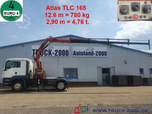 Mobile crane MAN TGS 18.360 Atlas Kran TLC 165.2E 12.6 m = 780 kg