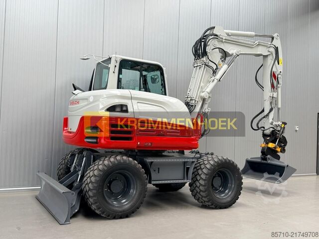 Radbagger Takeuchi TB 295 W Engcon Draaikantelstuk