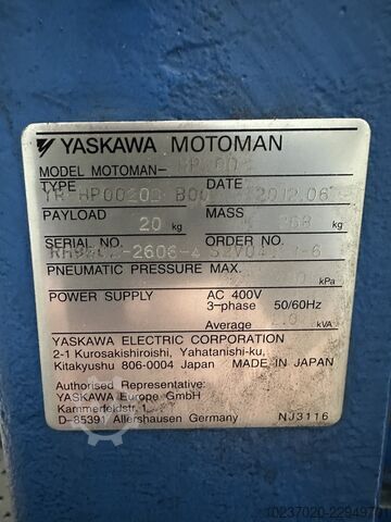 Industrial robot Yaskawa MA1400 + HP20D