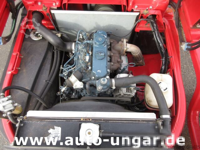 Riding mower Ferrari PG280D Hochentleerung Hydrostat Kubota D