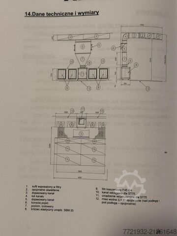 Stationary extraction system Nestro 371009SEW