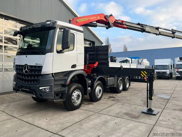 Crane truck Mercedes-Benz Arocs 4140 K 8x4 Crane Truck