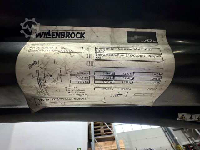2015 Service + UVV 02/2027 9.926 Stunden Linde H25D