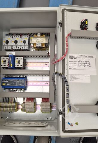 Control system for extraction units including motorized slide valve Schuko 