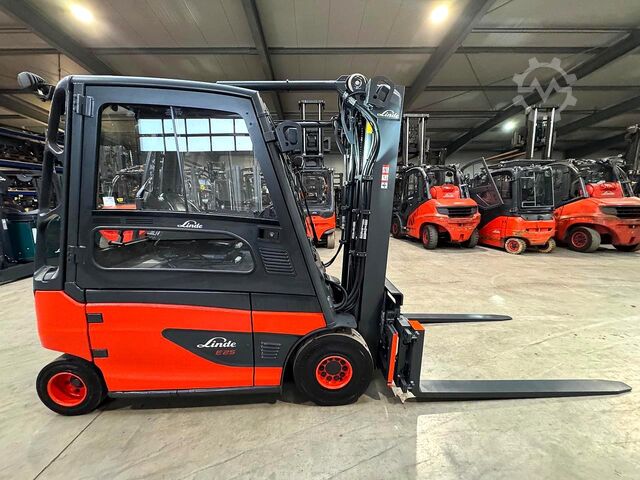 2018 serviced + safety inspection (UVV) valid until 02/2027, 12,087 operating hours Linde E25L