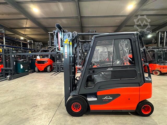 2018 serviced + safety inspection (UVV) valid until 02/2027, 12,087 operating hours Linde E25L