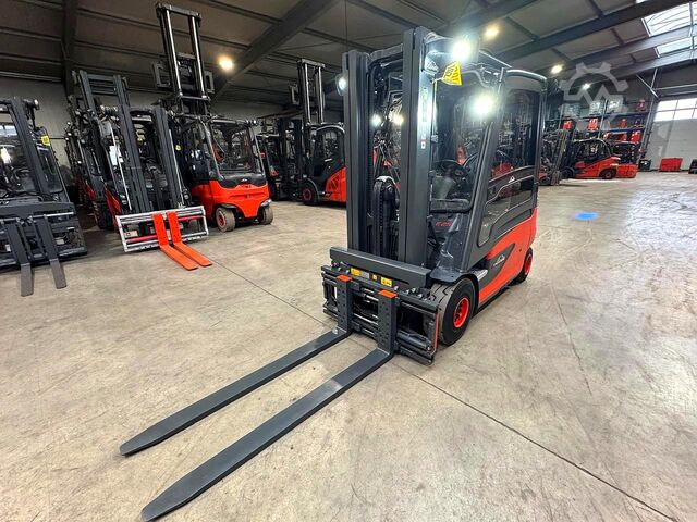 2018 serviced + safety inspection (UVV) valid until 02/2027, 12,087 operating hours Linde E25L