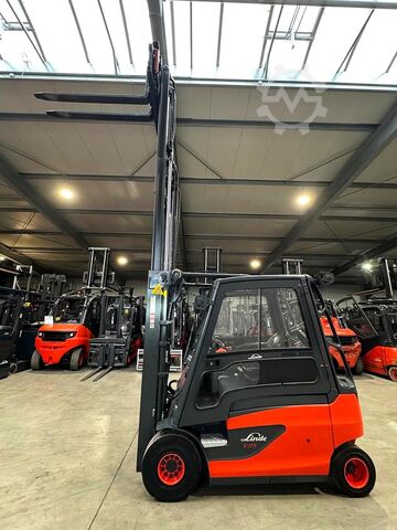 2018 serviced + safety inspection (UVV) valid until 02/2027, 12,087 operating hours Linde E25L