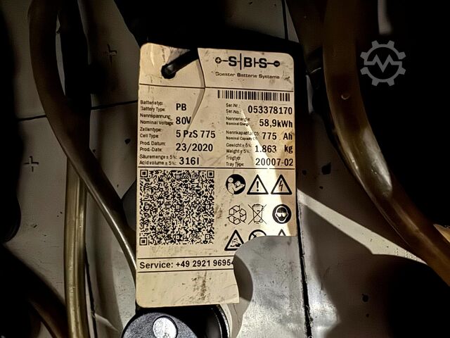 2020 Service + UVV 01/2027 11.450 Stunde Linde E30HL