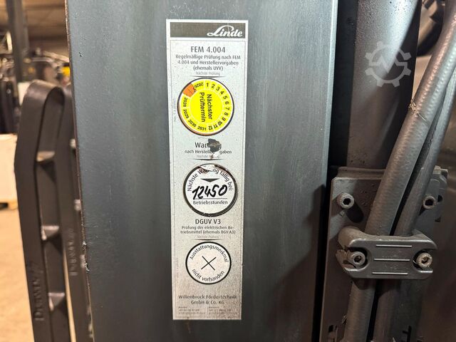 2020 Service + UVV 01/2027 11.450 Stunde Linde E30HL