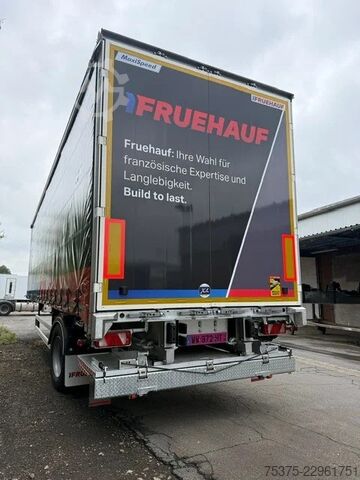 Tarpaulin Fruehauf City Curtainsider steering axle