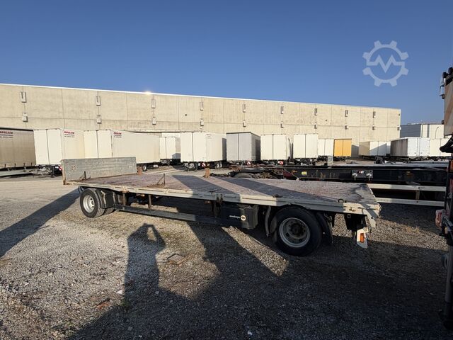 Open trailer Meusburger MPJ-2  2 Achs Pritschenanhänger