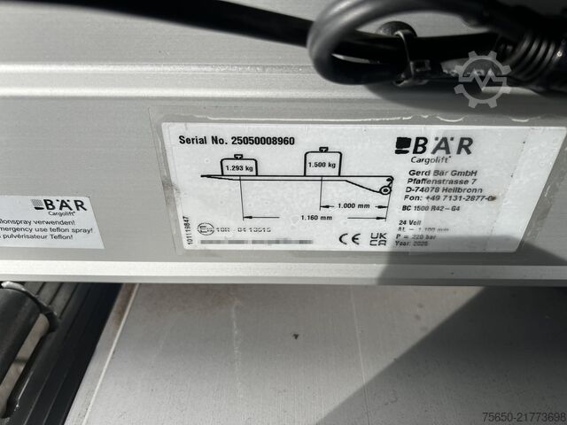 Swap chassis trailer Möslein BDF  Tandem- BDF- Wechselanhänger - Ladebordwand