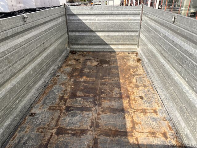 Tipper trailer Möslein TDS 13 Schwebheim  13 t Tandemkipper- Tieflader, Aufsatzbordwände