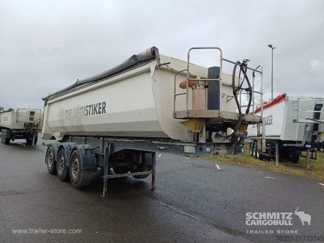 Tipper semitrailer Langendorf Kipper Stahlrundmulde 24m³