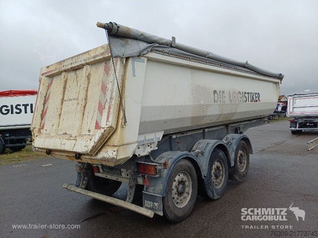 Tipper semitrailer Langendorf Kipper Stahlrundmulde 24m³