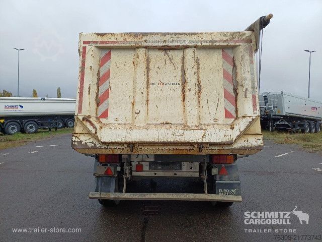Tipper semitrailer Langendorf Kipper Stahlrundmulde 24m³