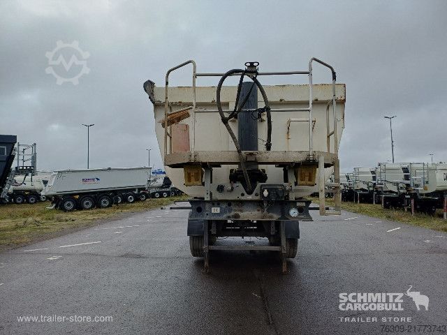 Tipper semitrailer Langendorf Kipper Stahlrundmulde 24m³