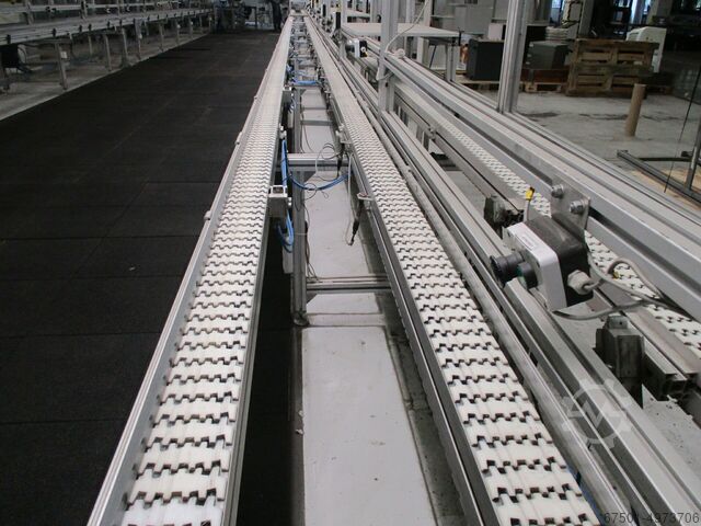 Chain conveyor system 600m !! FLEXLINK Aluminium-Fördersysteme Kunststoffkettenförderer