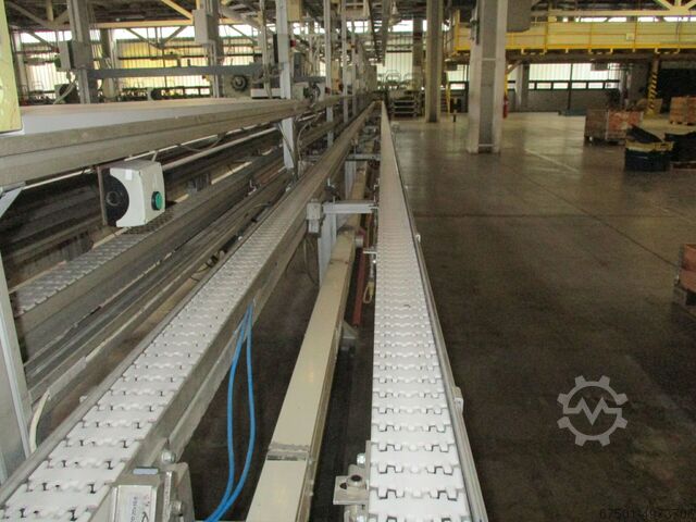 Chain conveyor system 600m !! FLEXLINK Aluminium-Fördersysteme Kunststoffkettenförderer