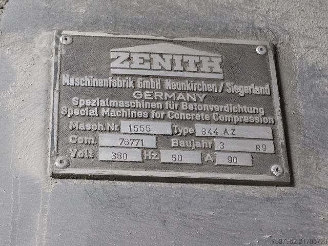 Concrete press ZENITH 844 AZ