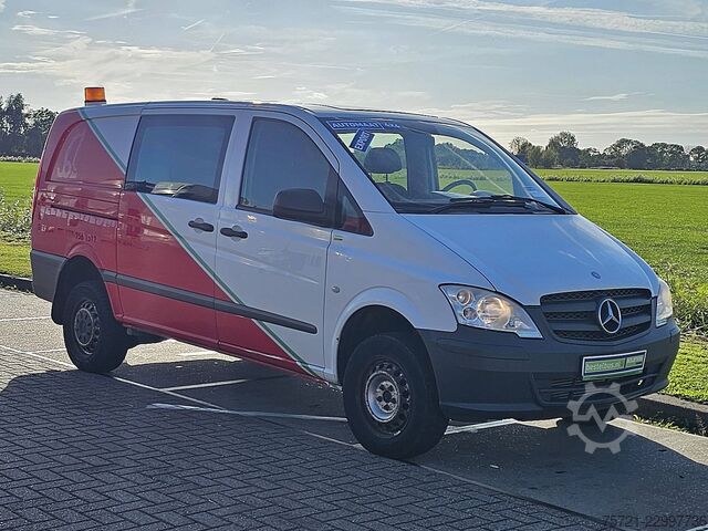 MERCEDES-BENZ VITO 116 L2 dubbele cabine 4x4 ac automaat standkachel MERCEDES-BENZ VITO 116 L2 dubbele cabine 4x4 ac automaat stan...