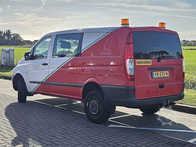 MERCEDES-BENZ VITO 116 L2 dubbele cabine 4x4 ac automaat standkachel MERCEDES-BENZ VITO 116 L2 dubbele cabine 4x4 ac automaat stan...