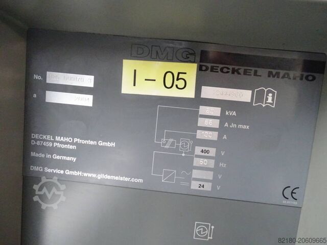 Universal machining center Deckel Maho DMU 80U