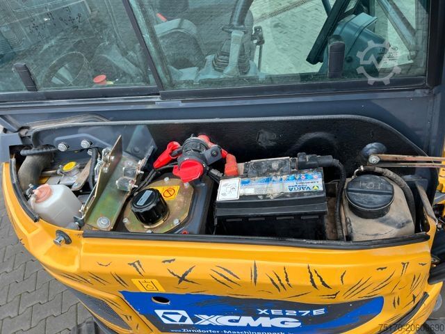 Mini excavator XCMG XE27E / Löffelpaket / HS03 / nur 727h! /2022