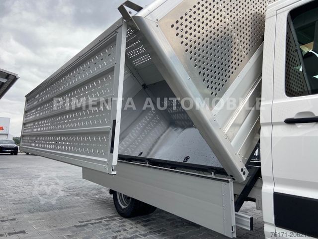 Three-way tipper van VOLKSWAGEN Crafter 50 DOKA 3-S-KIPPER ALU GITTER AHK NAVI