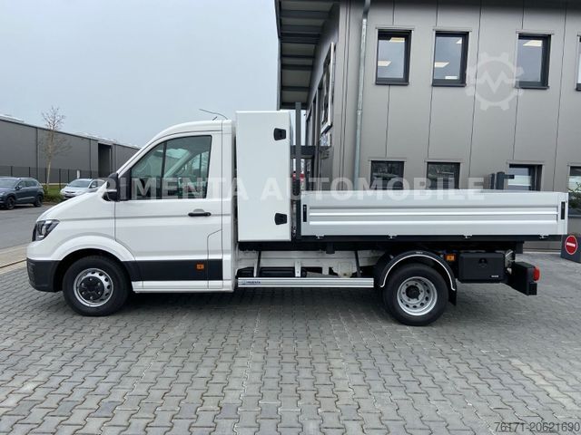 Three-way tipper van VOLKSWAGEN Crafter 50 3-S-KIPPER KISTE AHK NAVI KLIMA TEMPO