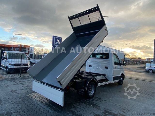 Three-way tipper van VOLKSWAGEN Crafter 50 DREISEITENKIPPER AHK NAVI KLIMA TEMPO