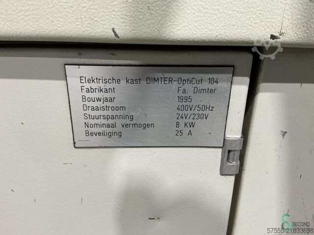 Optimization cross-cut saws  Weinig Opticut 104 1996 Weinig Opticut 104