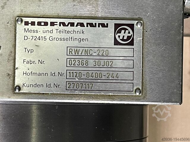 Zerspanungszubehör Hofman - RW/NC 220 Hofmann RW/NC 220