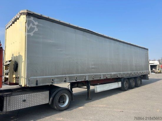 Open semitrailer with tarp KRONE SD TAUTLINER, EDSCHA-VERDECK, MERCEDES-ACHSEN, COIL