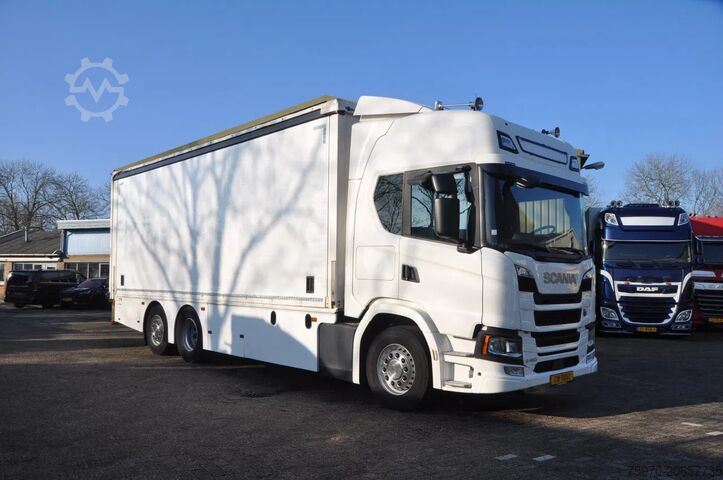 Sliding tarpaulin Scania G450 NGS 6X2/4  2022  RETARDER  299.365km