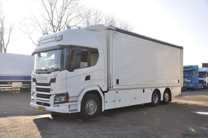Sliding tarpaulin Scania G450 NGS 6X2/4  2022  RETARDER  299.365km