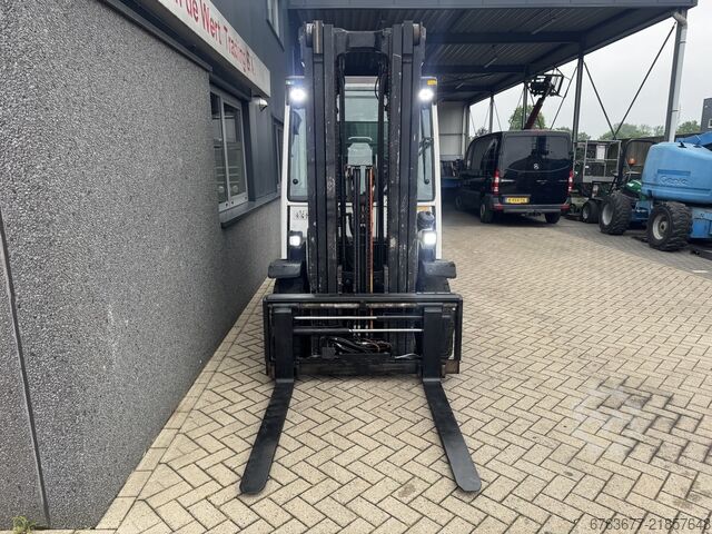Hyster H4.0FT5 Triplex mast 5.15m Freelift / Sideshift / Fork positioner Diesel 2008 HYSTER H4.0FT5 Triplo 515 Freelift / Sideshift / Vorkversteller Diesel 2008
