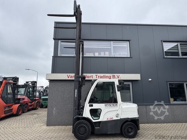 Hyster H4.0FT5 Triplex mast 5.15m Freelift / Sideshift / Fork positioner Diesel 2008 HYSTER H4.0FT5 Triplo 515 Freelift / Sideshift / Vorkversteller Diesel 2008