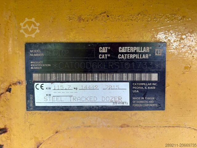 Planiermaschine CAT D 6 K 2 LGP