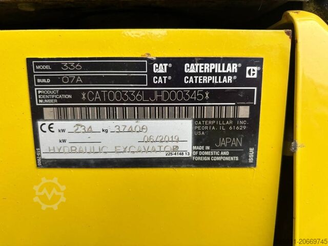 Crawler excavator CAT 336 (New Undercarriage)