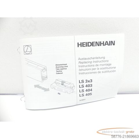 Component Heidenhain AE LS 403 Lesekopf ID: 261053-01 SN: 6226647