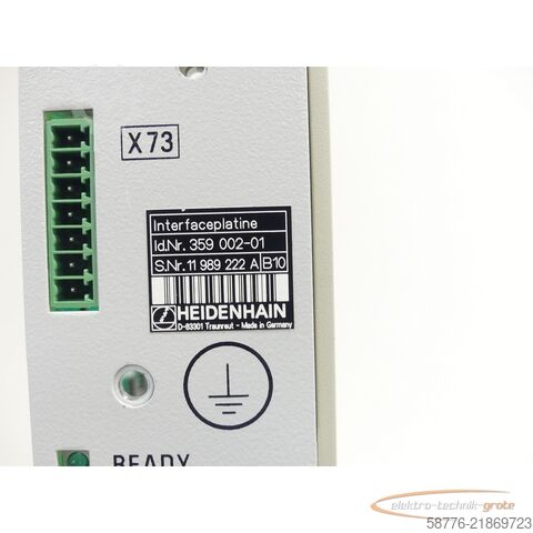 Component Heidenhain Id. 359 002-01 Interfaceplatine SN: 11989222A - geprüft, getestet-