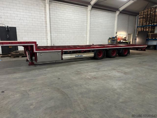 Low loader semitrailer LECITRAILER S51 Tieflader 42 000 kg