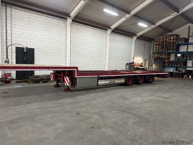 Low loader semitrailer LECITRAILER S51 Tieflader 42 000 kg